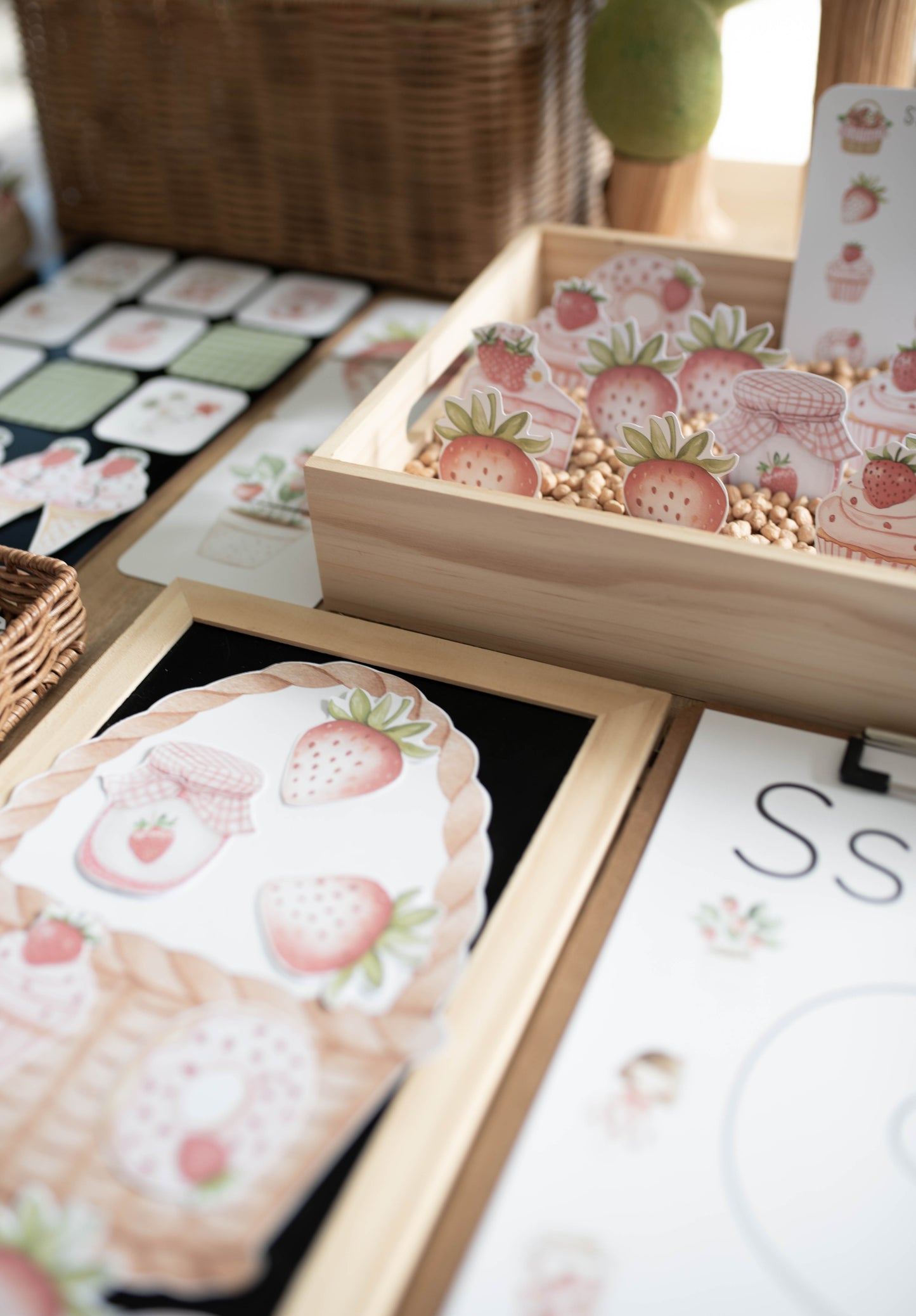 STRAWBERRY PATCH MORNING BASKET