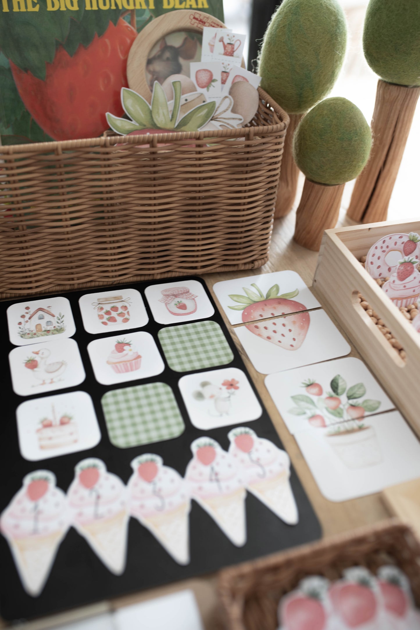 STRAWBERRY PATCH MORNING BASKET