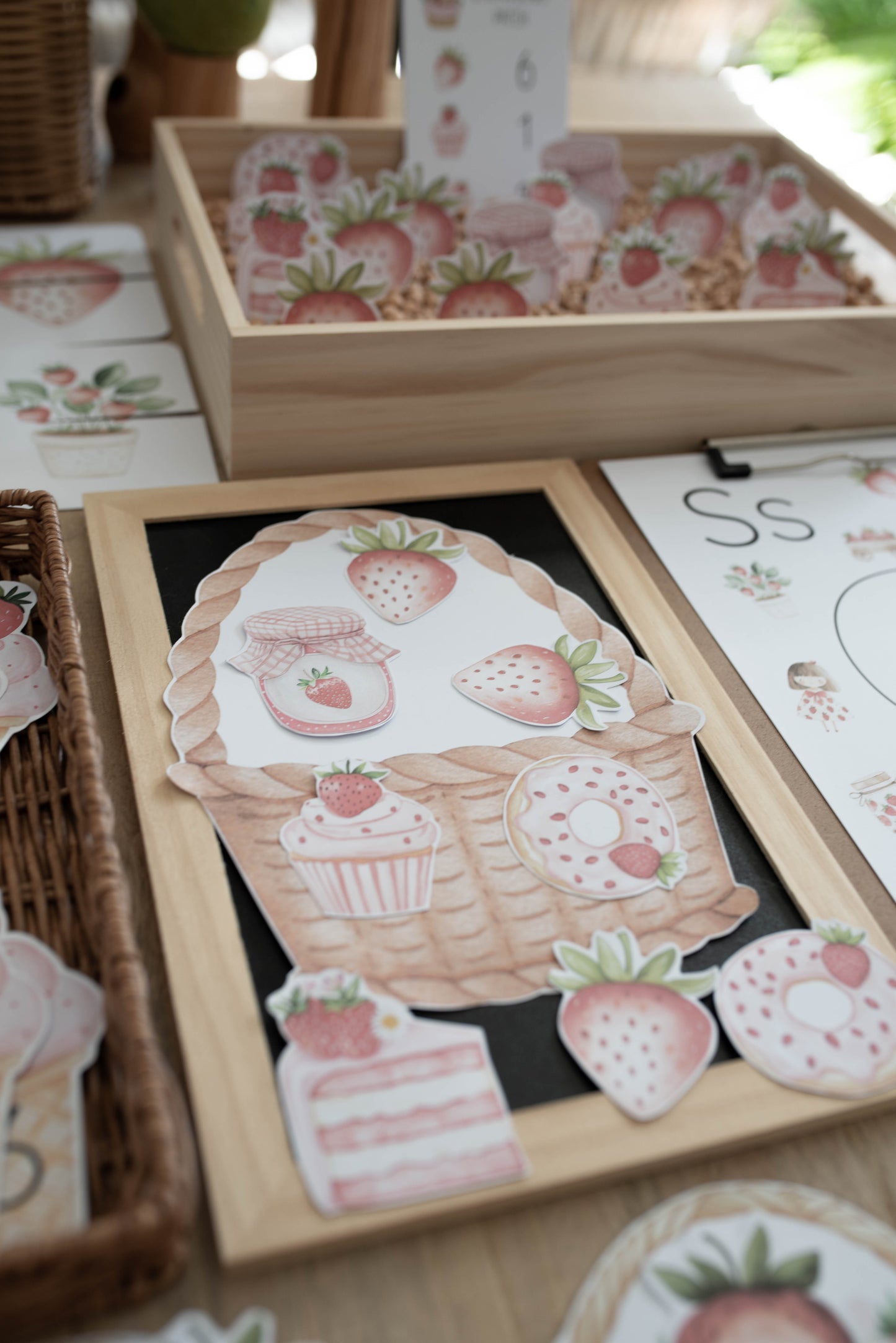STRAWBERRY PATCH MORNING BASKET