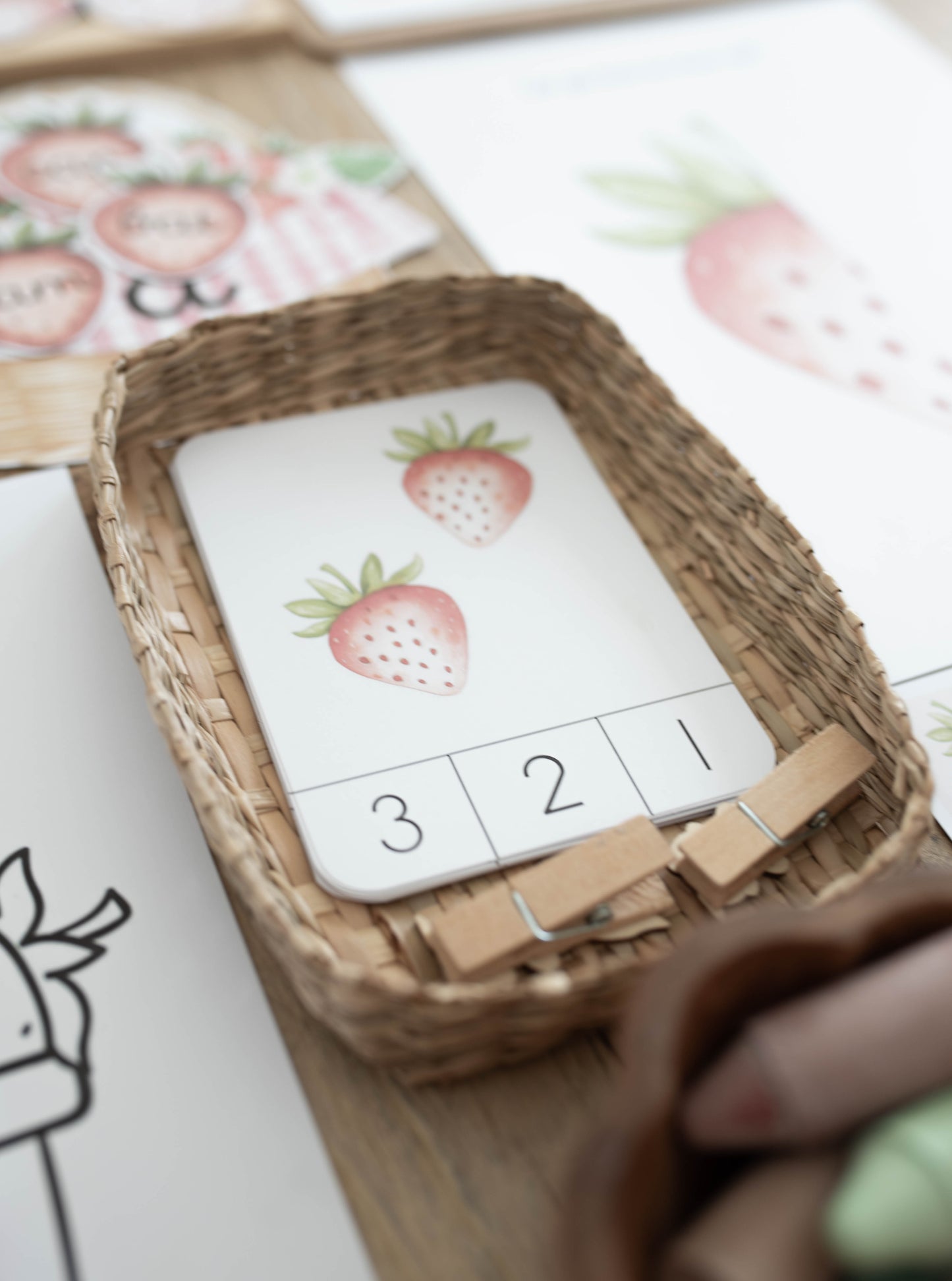 STRAWBERRY PATCH MORNING BASKET