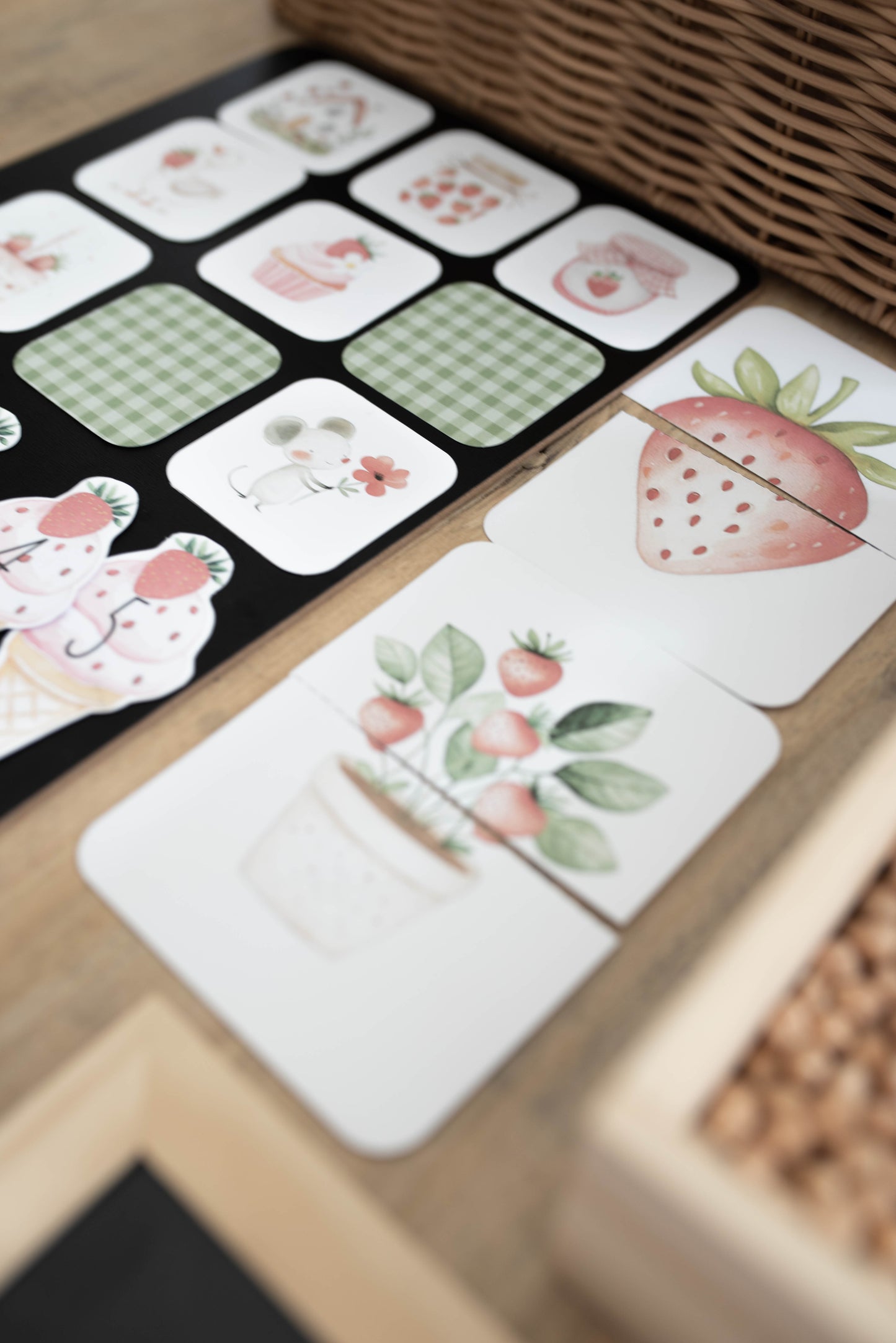 STRAWBERRY PATCH MORNING BASKET