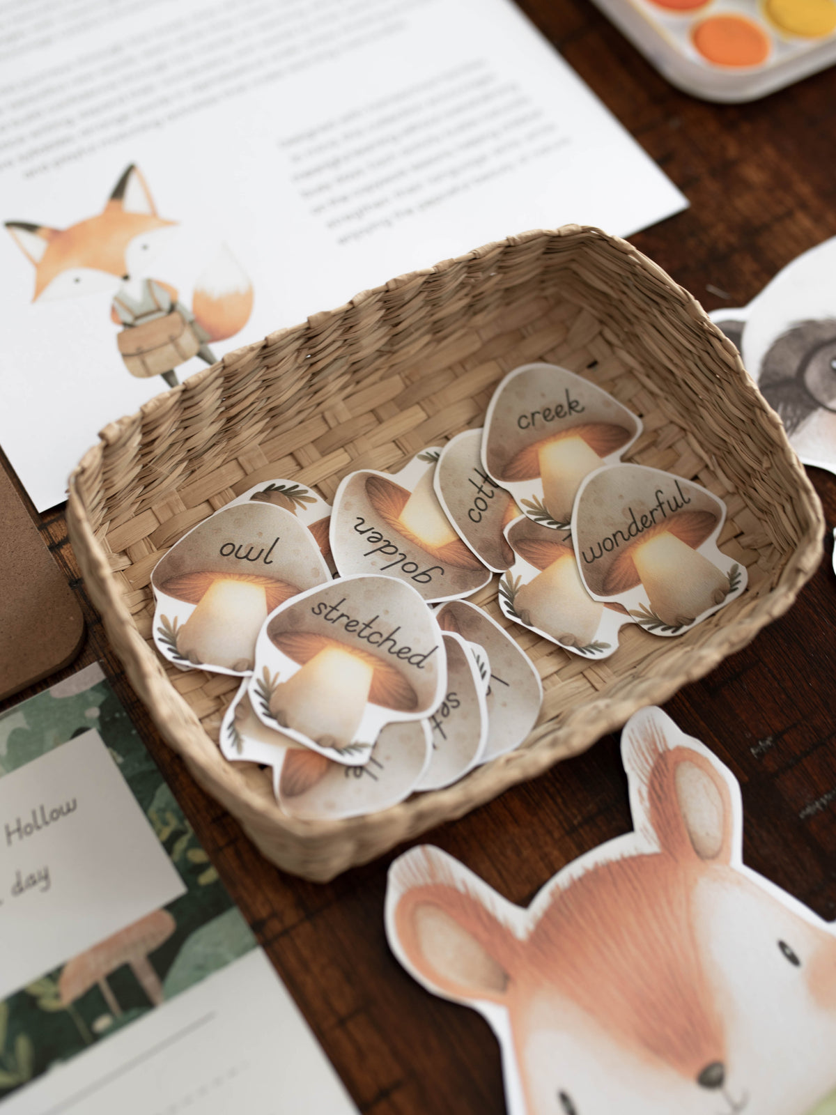 THE MOSSY HOLLOW COPYWORK & LANGUAGE ARTS PACK - WOODLAND WRITERS
