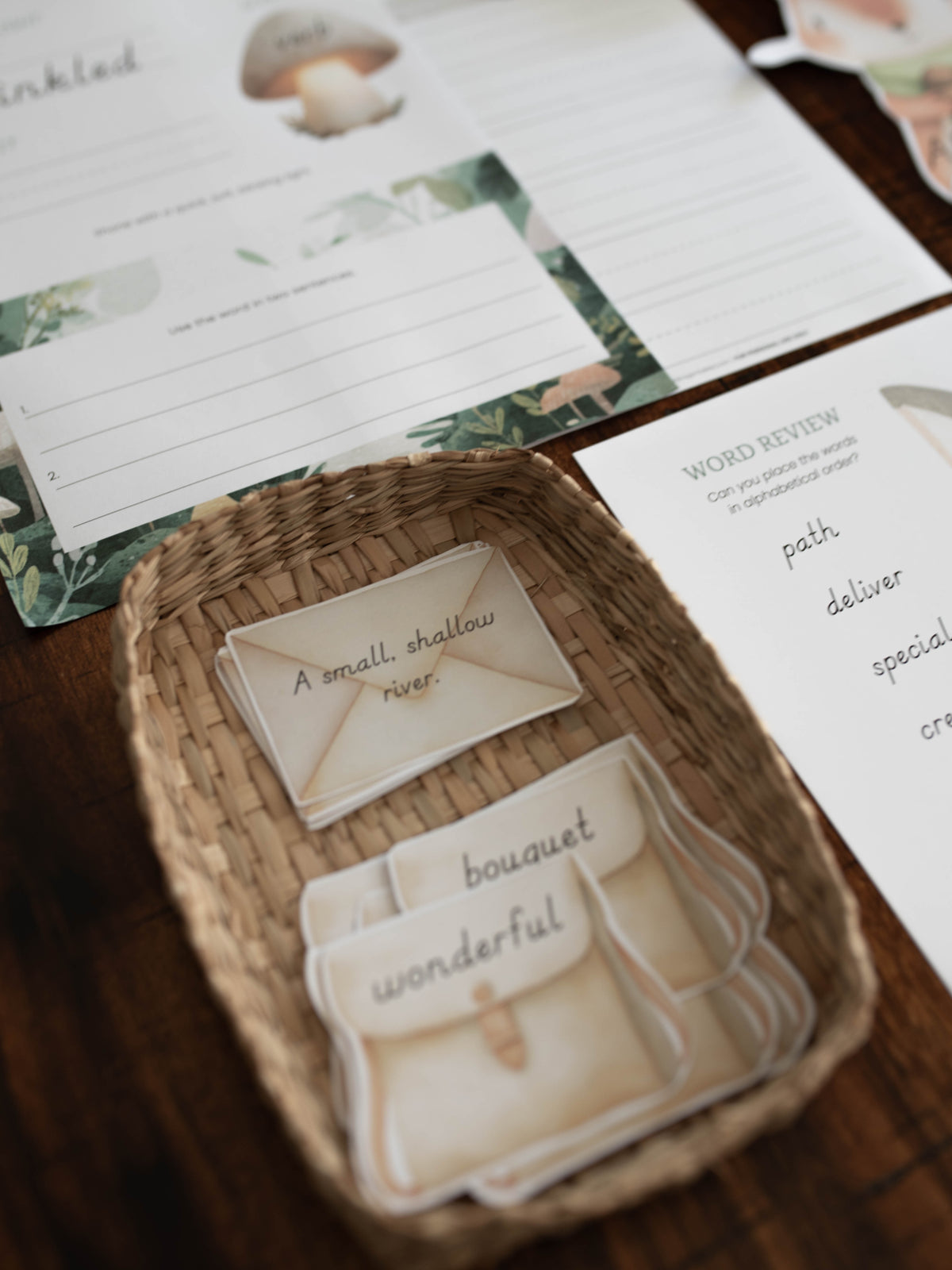 THE MOSSY HOLLOW COPYWORK & LANGUAGE ARTS PACK - WOODLAND WRITERS