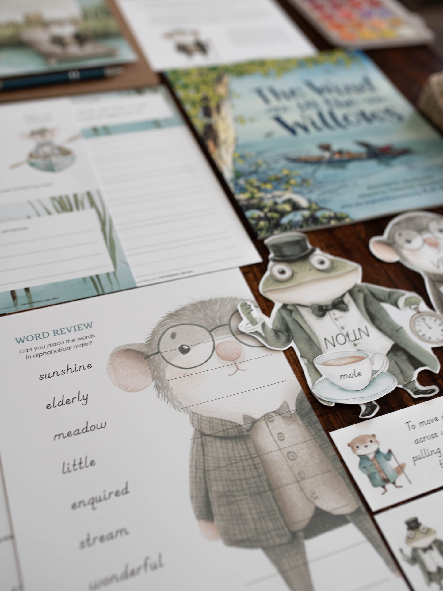 THE WIND IN THE WILLOWS CHARLOTTE MASON COPYWORK AND LANGUAGE ARTS PACK