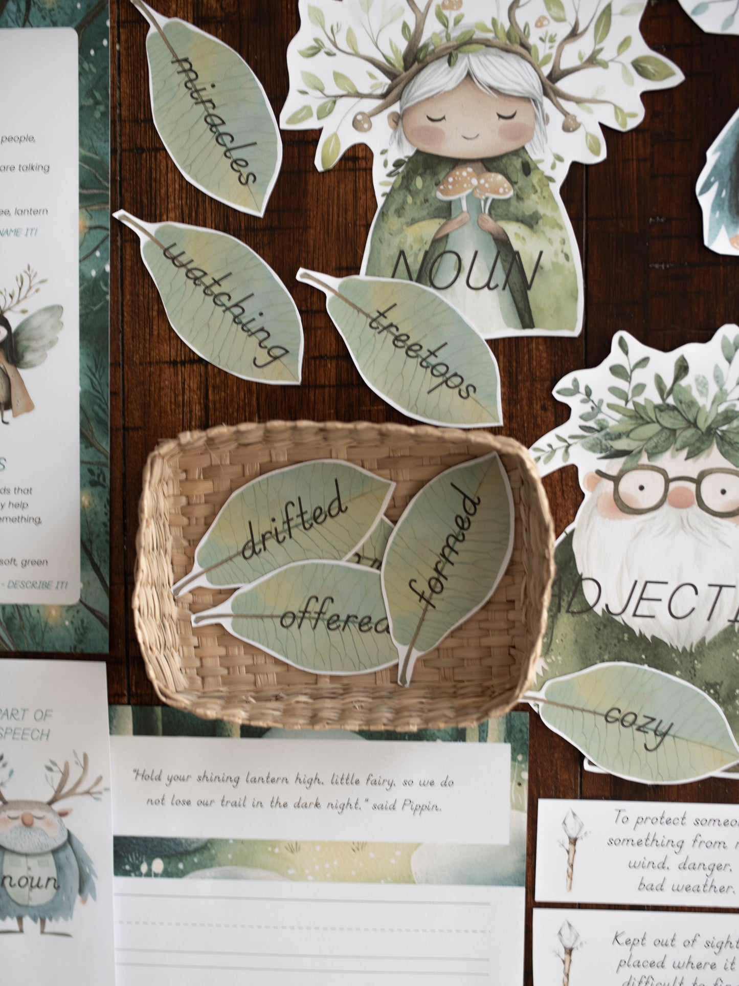 THE GLADE GUARDIANS CHARLOTTE MASON COPYWORK AND LANGUAGE ARTS PACK - WOODLAND WRITERS