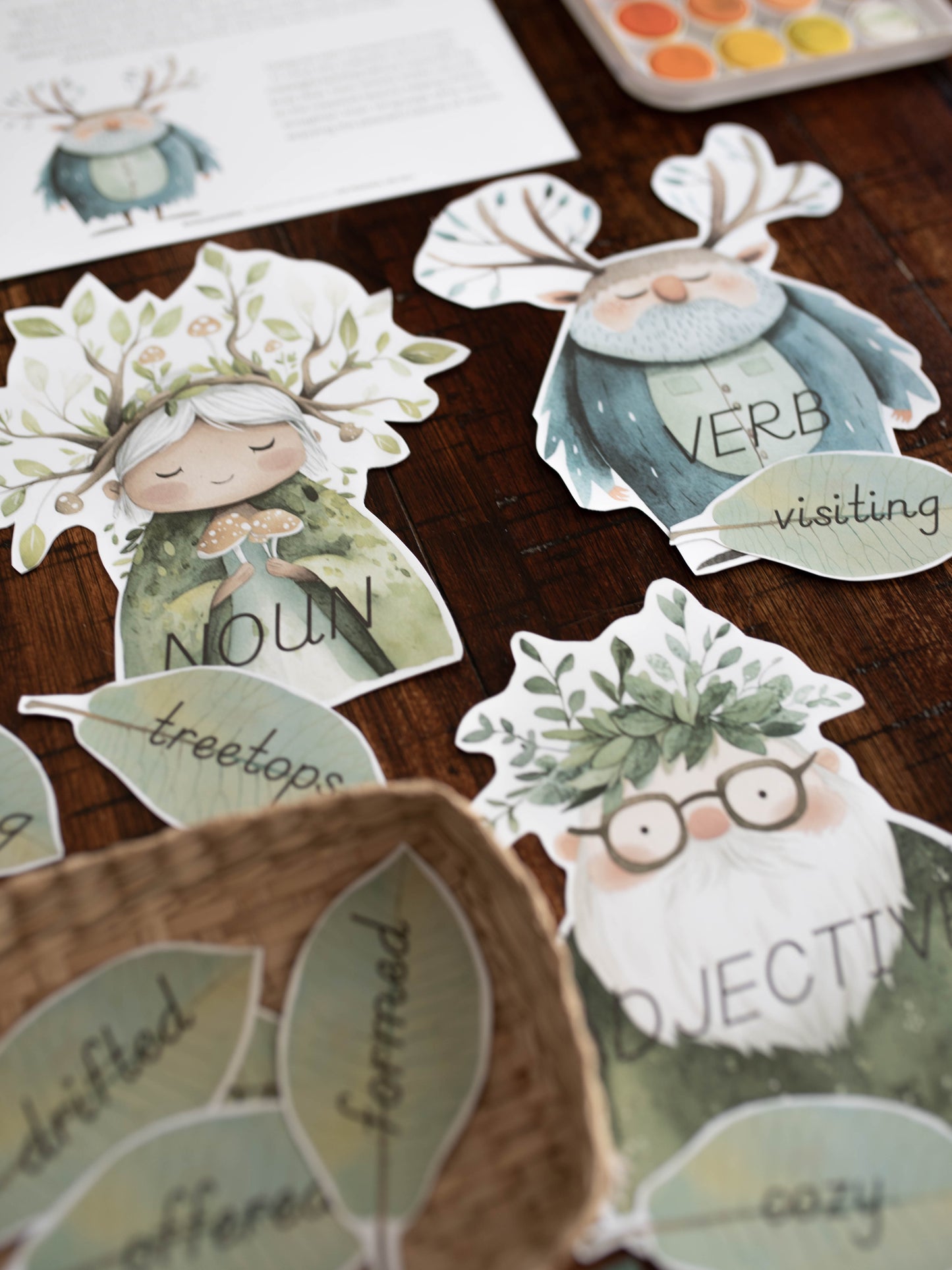 THE GLADE GUARDIANS CHARLOTTE MASON COPYWORK AND LANGUAGE ARTS PACK - WOODLAND WRITERS