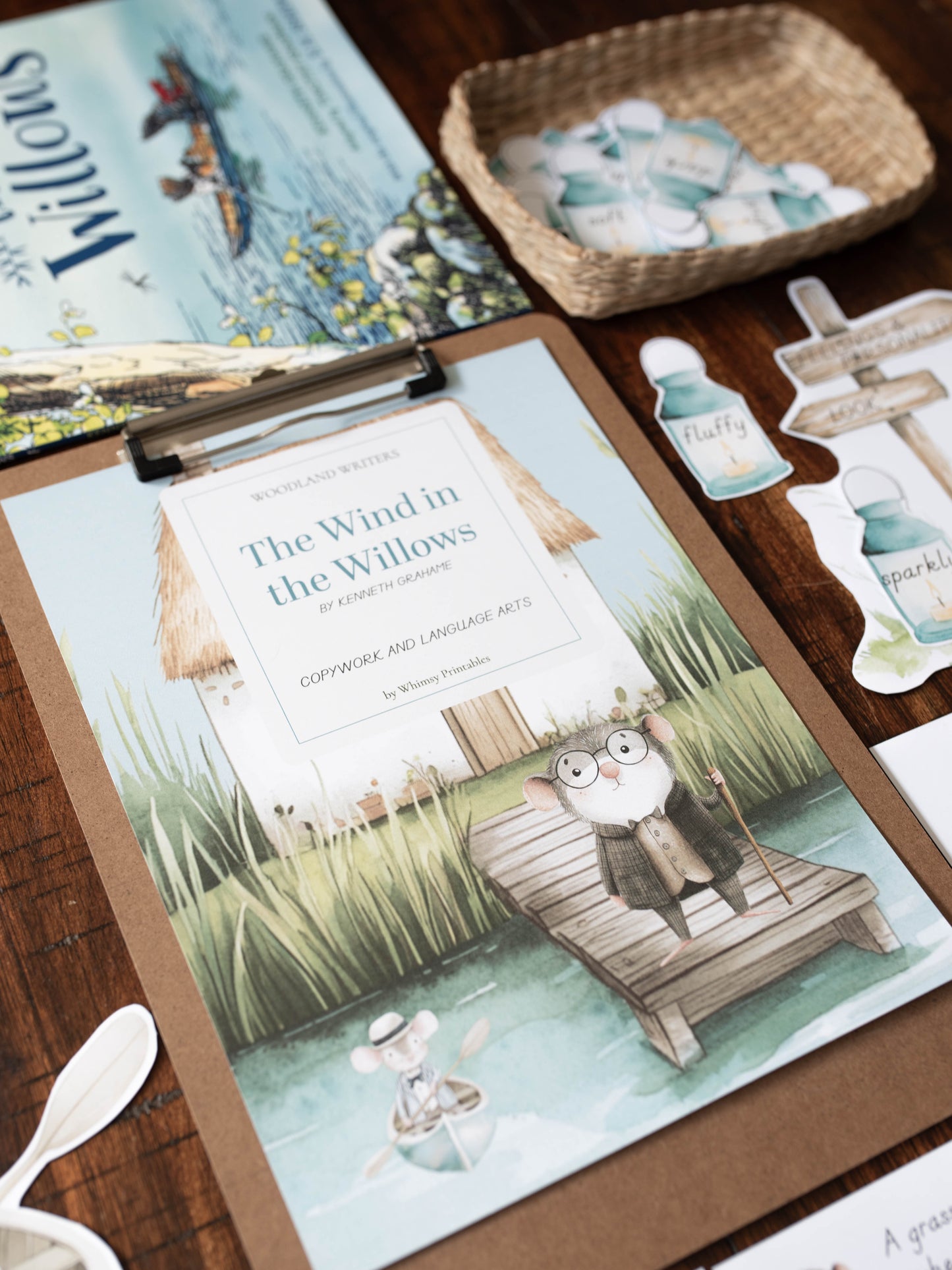 THE WIND IN THE WILLOWS CHARLOTTE MASON COPYWORK AND LANGUAGE ARTS PACK