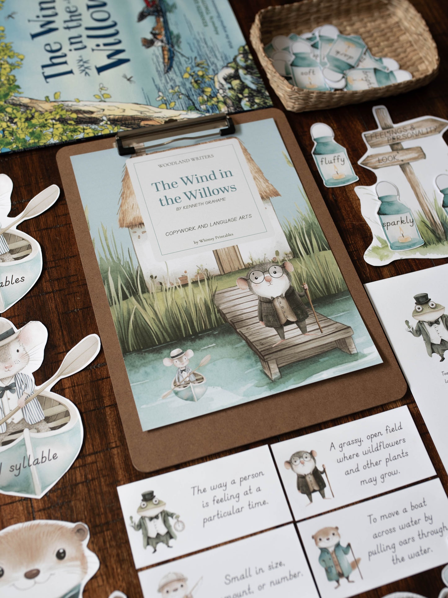 THE WIND IN THE WILLOWS CHARLOTTE MASON COPYWORK AND LANGUAGE ARTS PACK