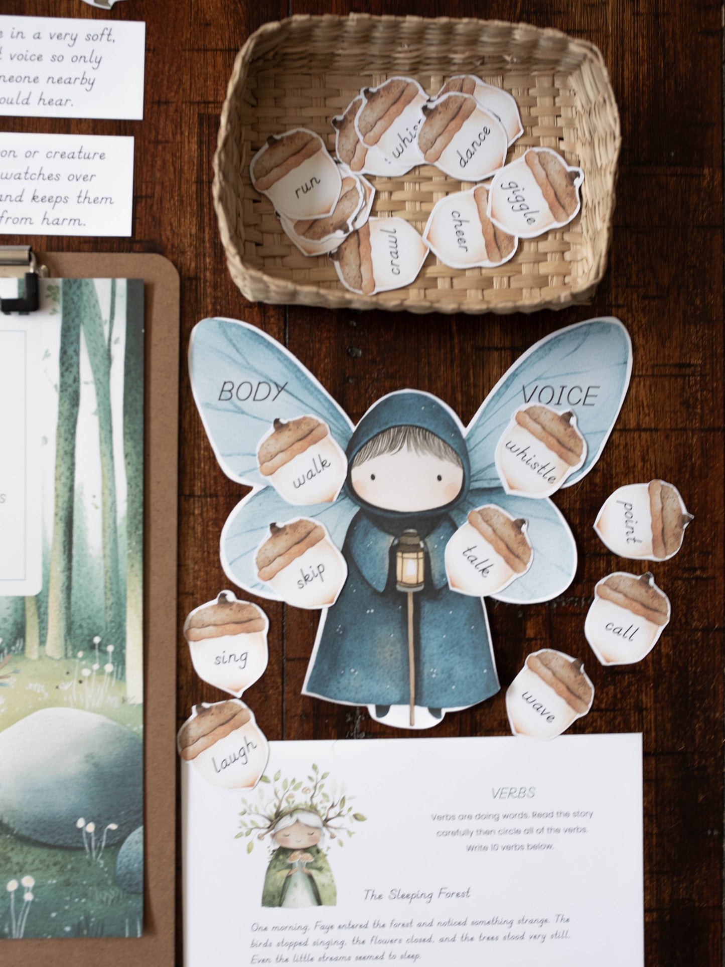 THE GLADE GUARDIANS CHARLOTTE MASON COPYWORK AND LANGUAGE ARTS PACK - WOODLAND WRITERS