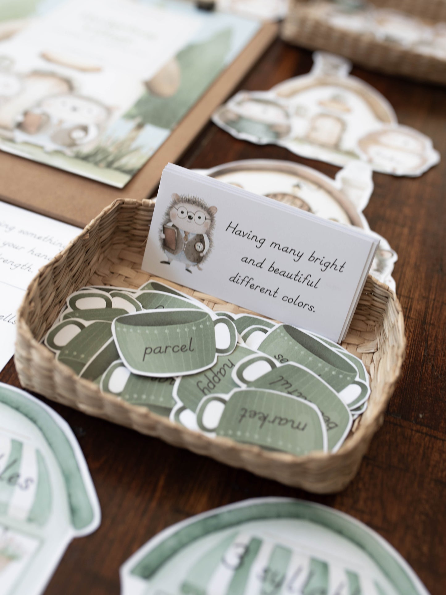 HEDGEHOG VILLAGE  CHARLOTTE MASON COPYWORK AND LANGUAGE ARTS PACK - WOODLAND WRITERS