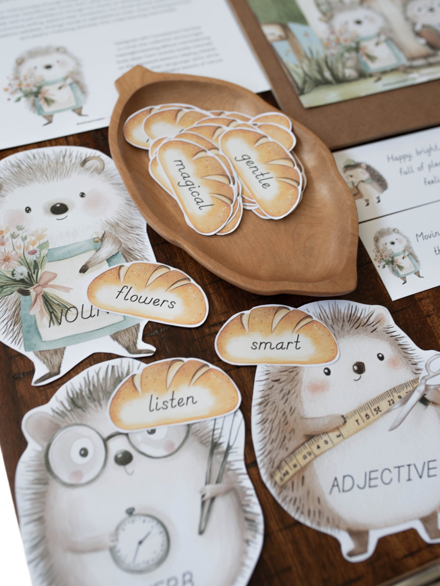 HEDGEHOG VILLAGE  CHARLOTTE MASON COPYWORK AND LANGUAGE ARTS PACK - WOODLAND WRITERS