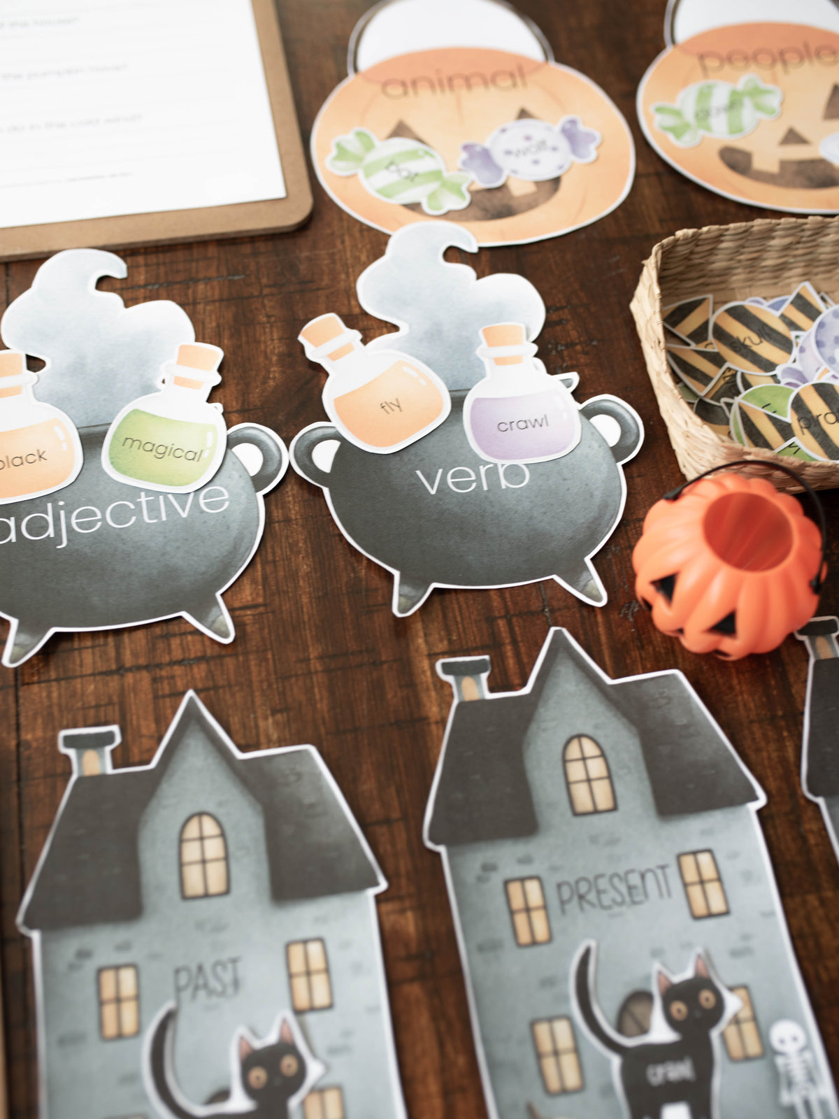 HALLOWEEN GRAMMAR PACK | COMPREHENSION | LANGUAGE ARTS