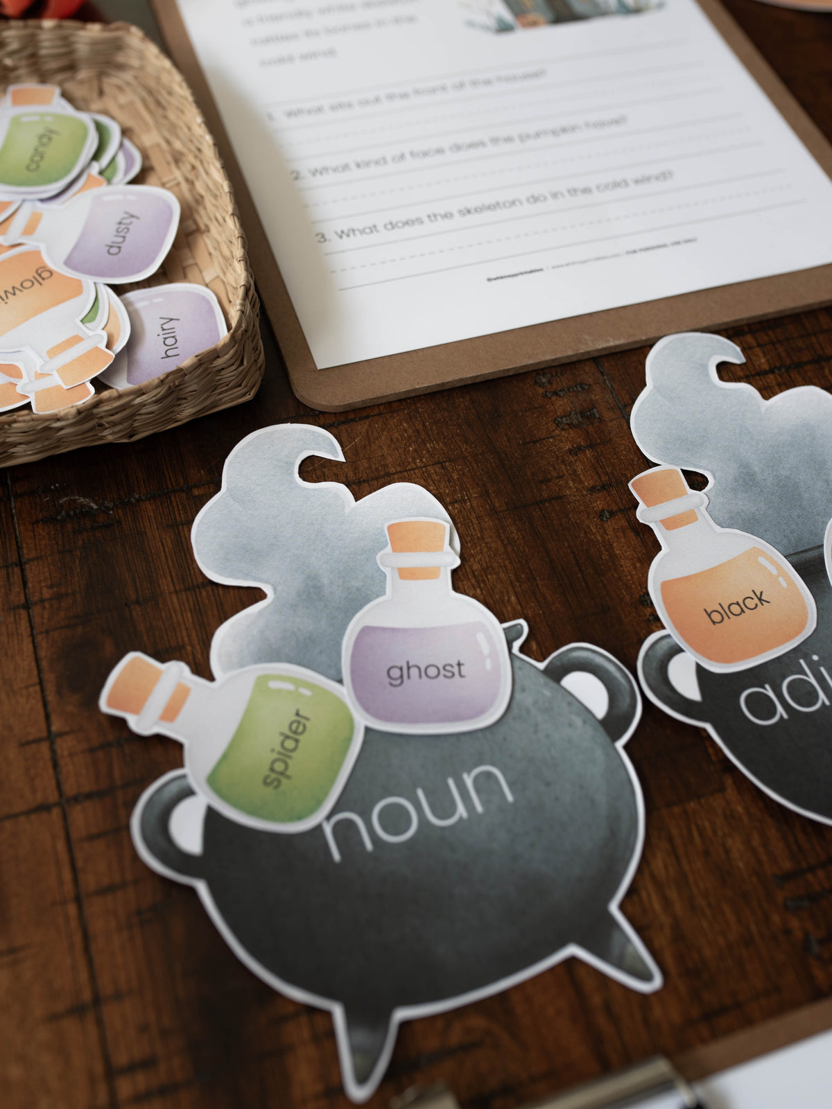 HALLOWEEN GRAMMAR PACK | COMPREHENSION | LANGUAGE ARTS