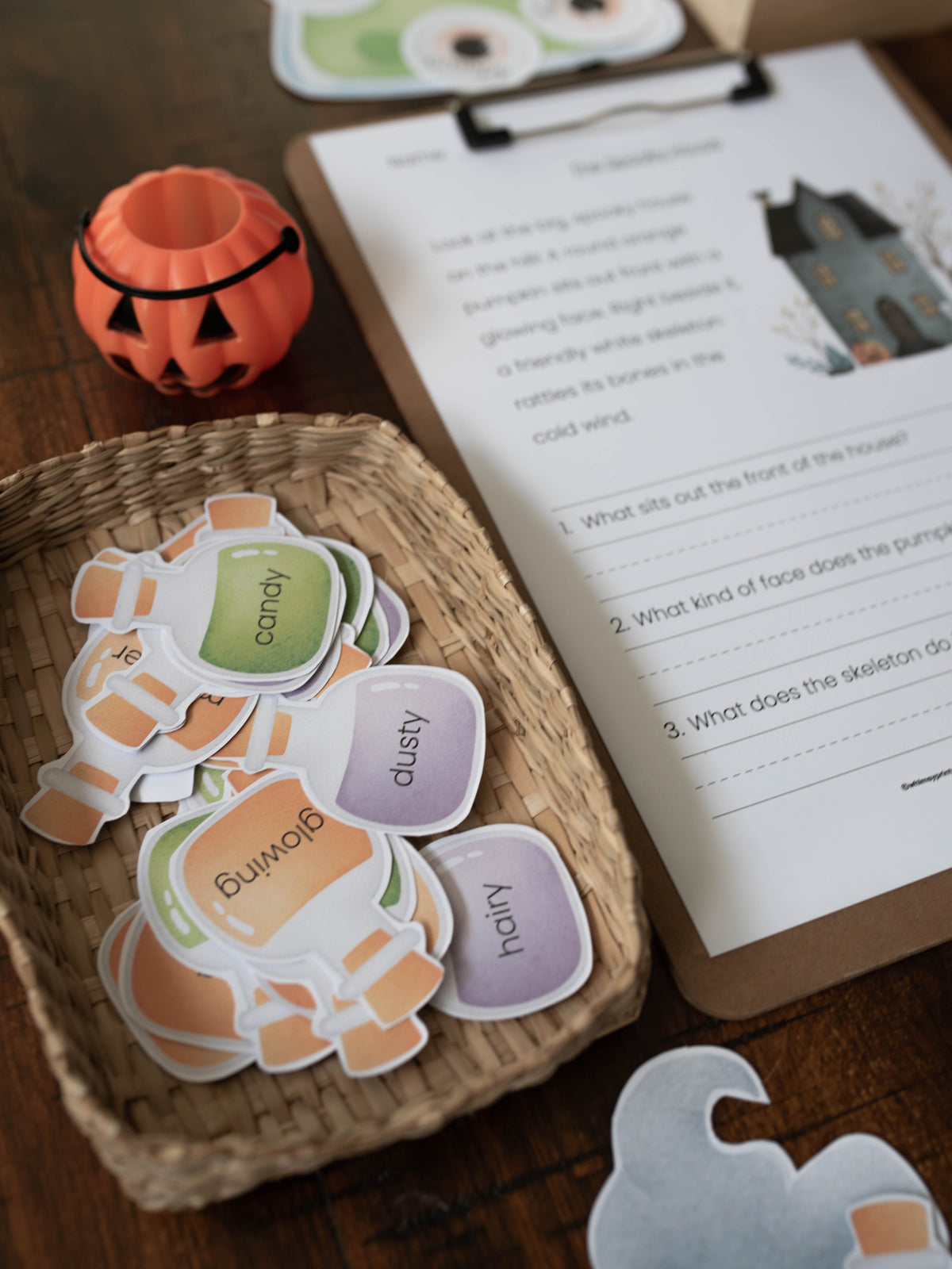 HALLOWEEN GRAMMAR PACK | COMPREHENSION | LANGUAGE ARTS