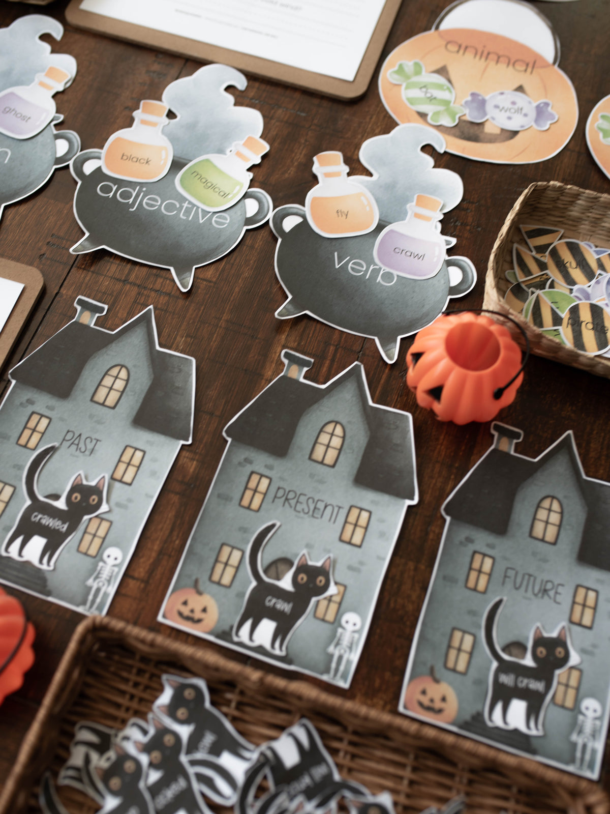 HALLOWEEN GRAMMAR PACK | COMPREHENSION | LANGUAGE ARTS