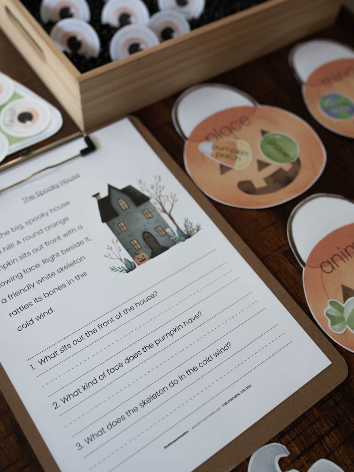 HALLOWEEN GRAMMAR PACK | COMPREHENSION | LANGUAGE ARTS