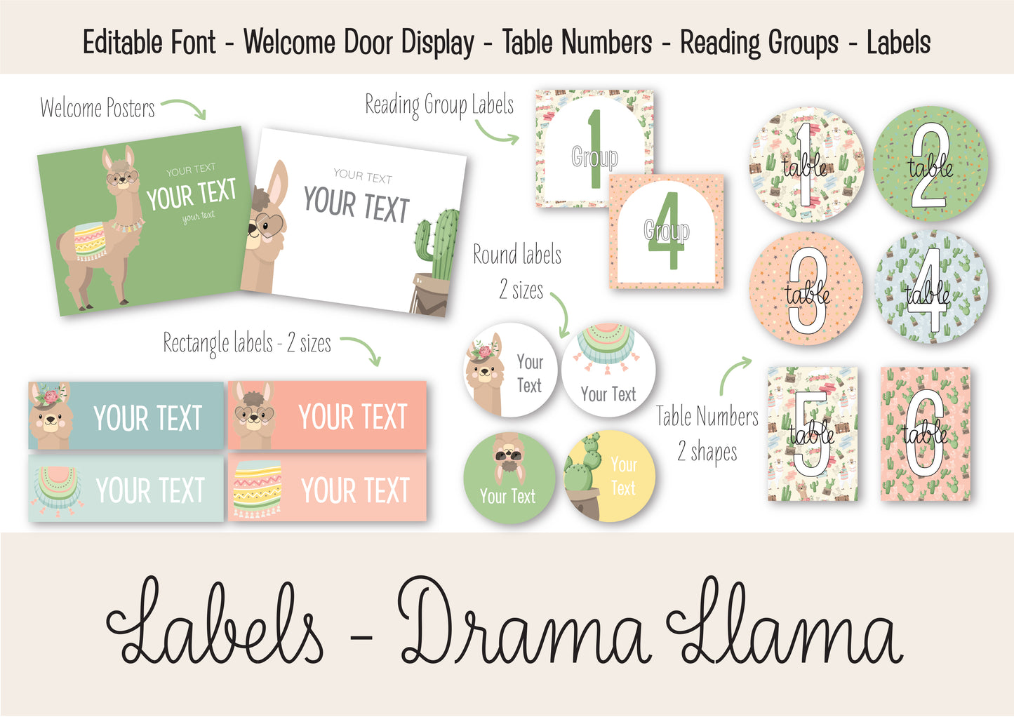 DRAMA LLAMA CLASSROOM BUNDLE