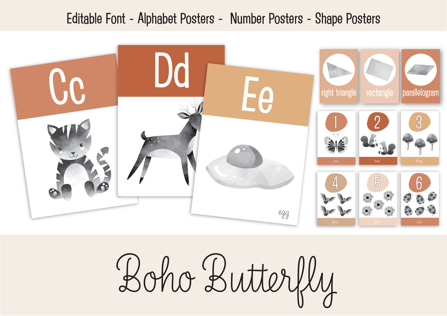 COMPLETE DECOR PACK - BOHO BUTTERFLY