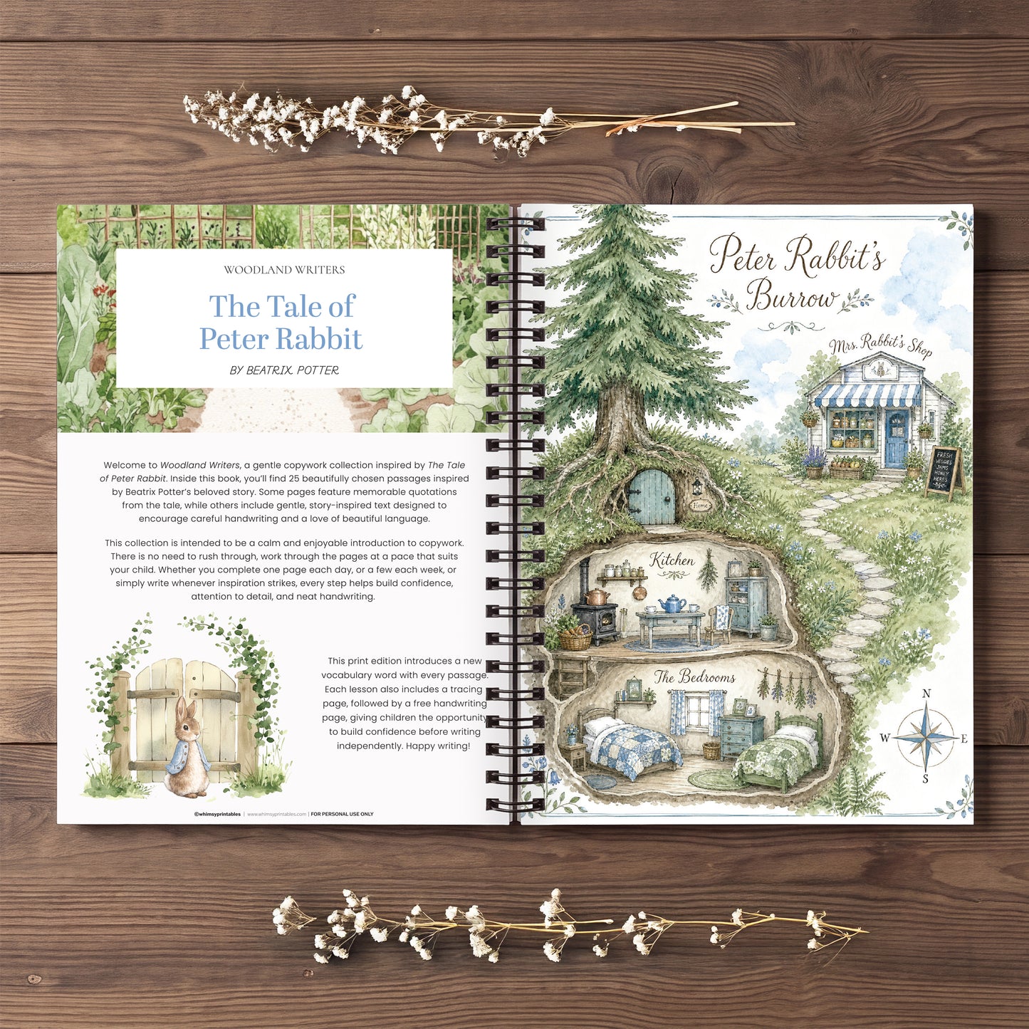 THE TALE OF PETER RABBIT CHARLOTTE MASON COPYWORK