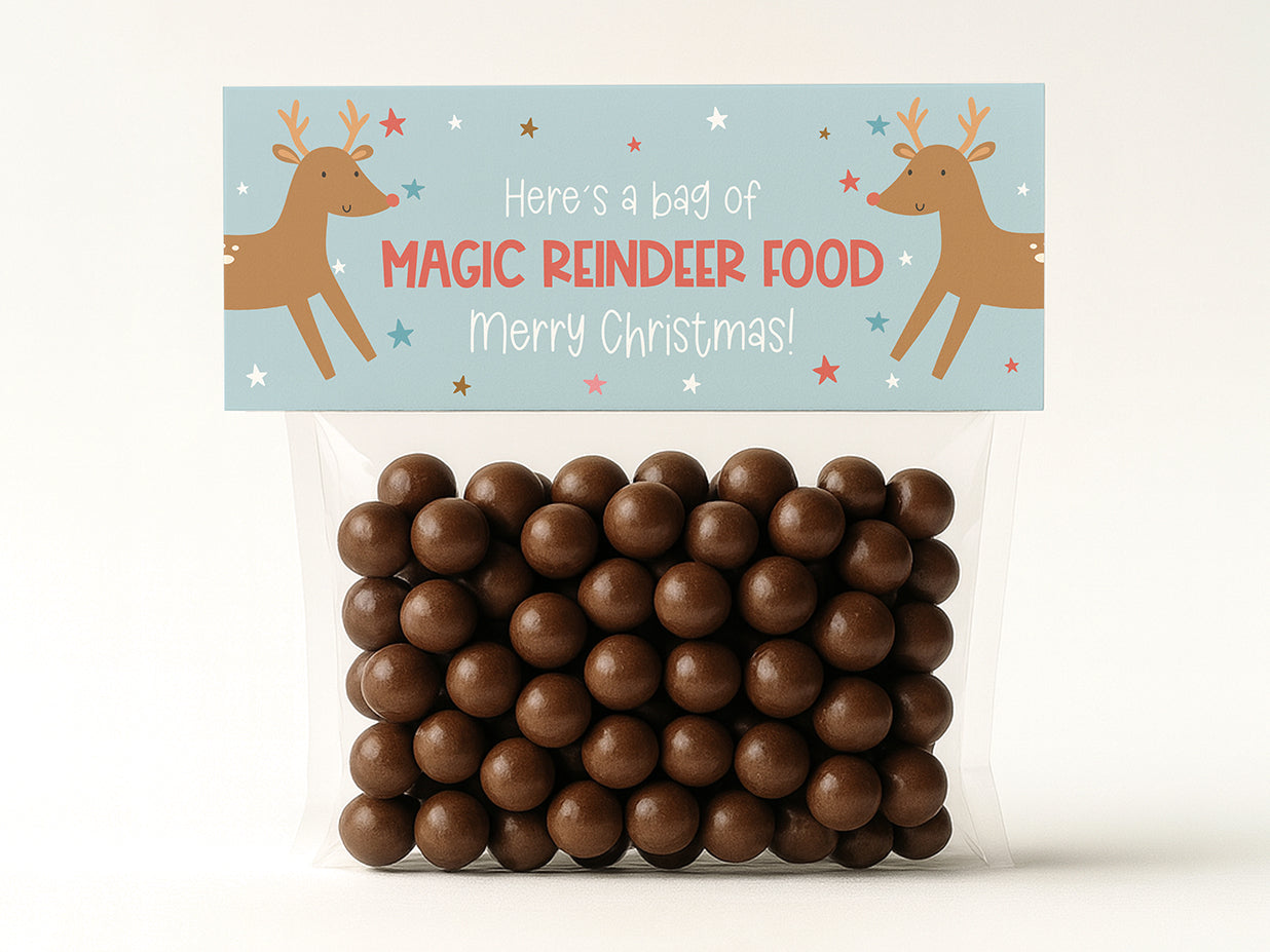 MAGIC REINDEER FOOD BAG TOPPER