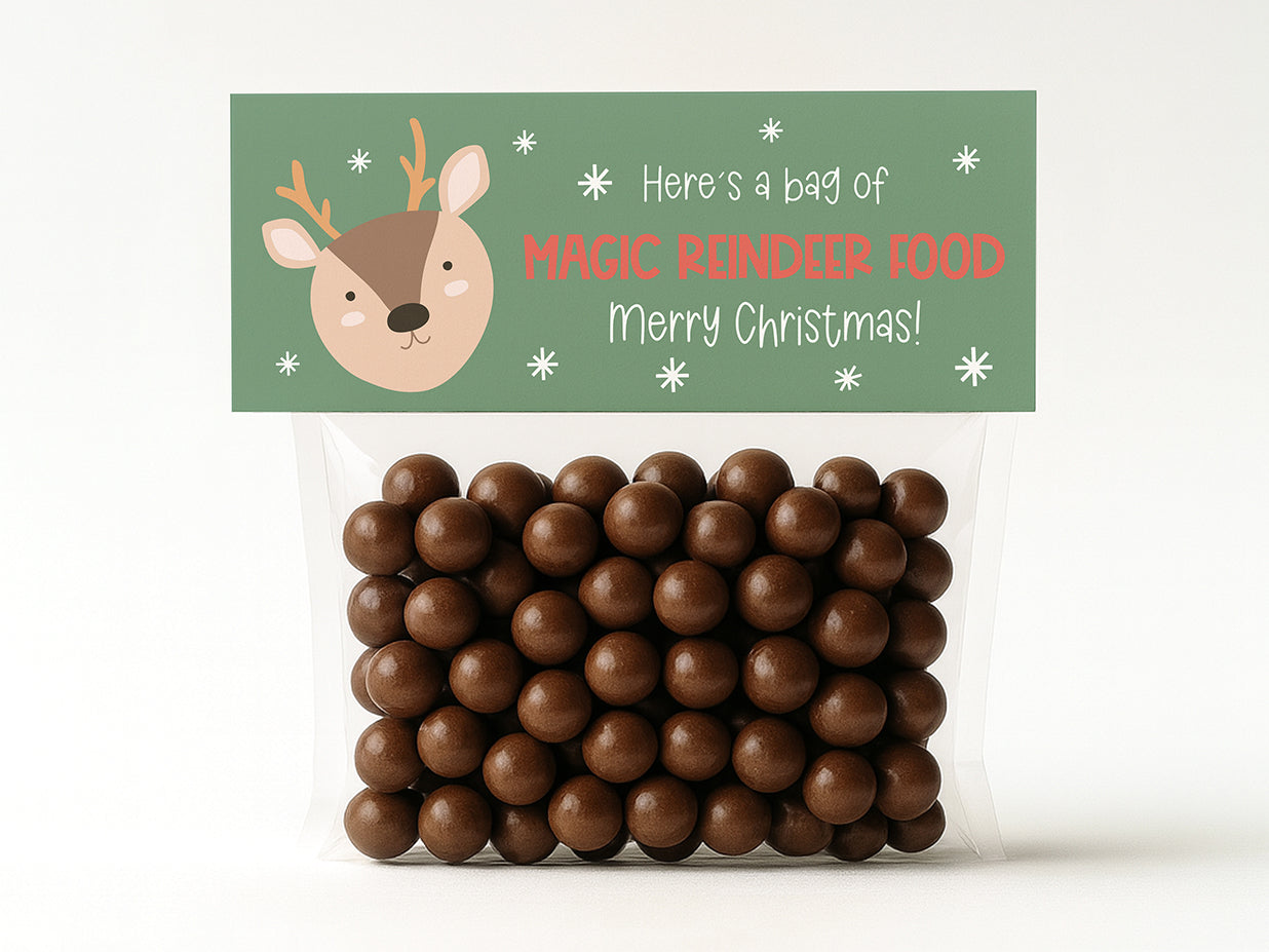 MAGIC REINDEER FOOD BAG TOPPER
