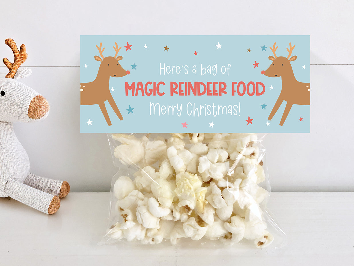 MAGIC REINDEER FOOD BAG TOPPER