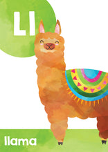 Load image into Gallery viewer, RAINBOW WATERCOLOUR ALPHABET POSTERS
