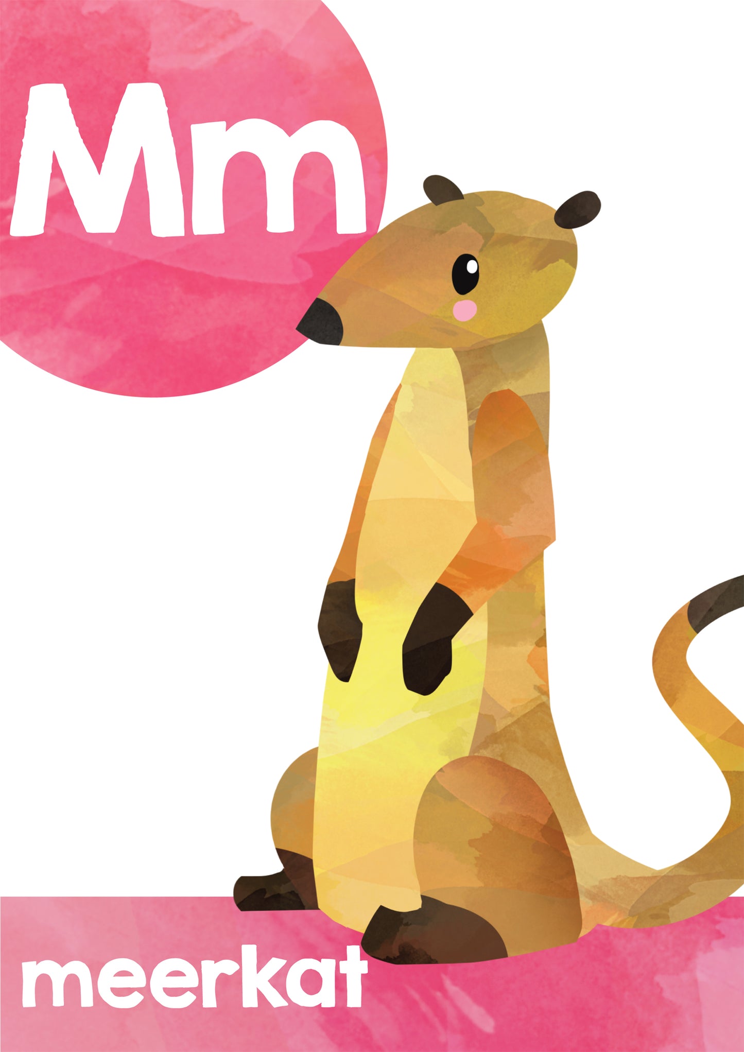 RAINBOW WATERCOLOUR ALPHABET POSTERS