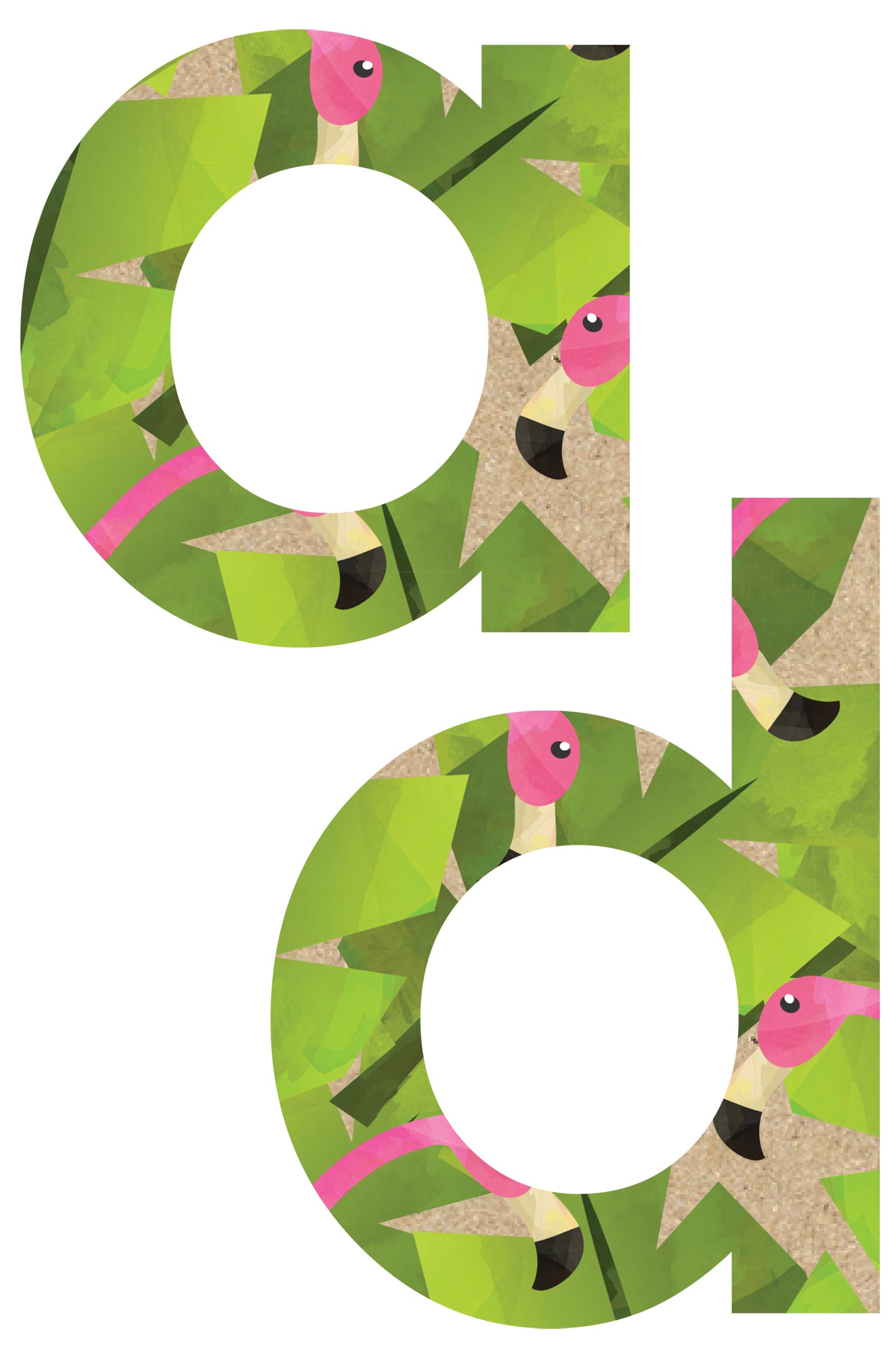 FLAMINGO BIRTHDAY DISPLAY