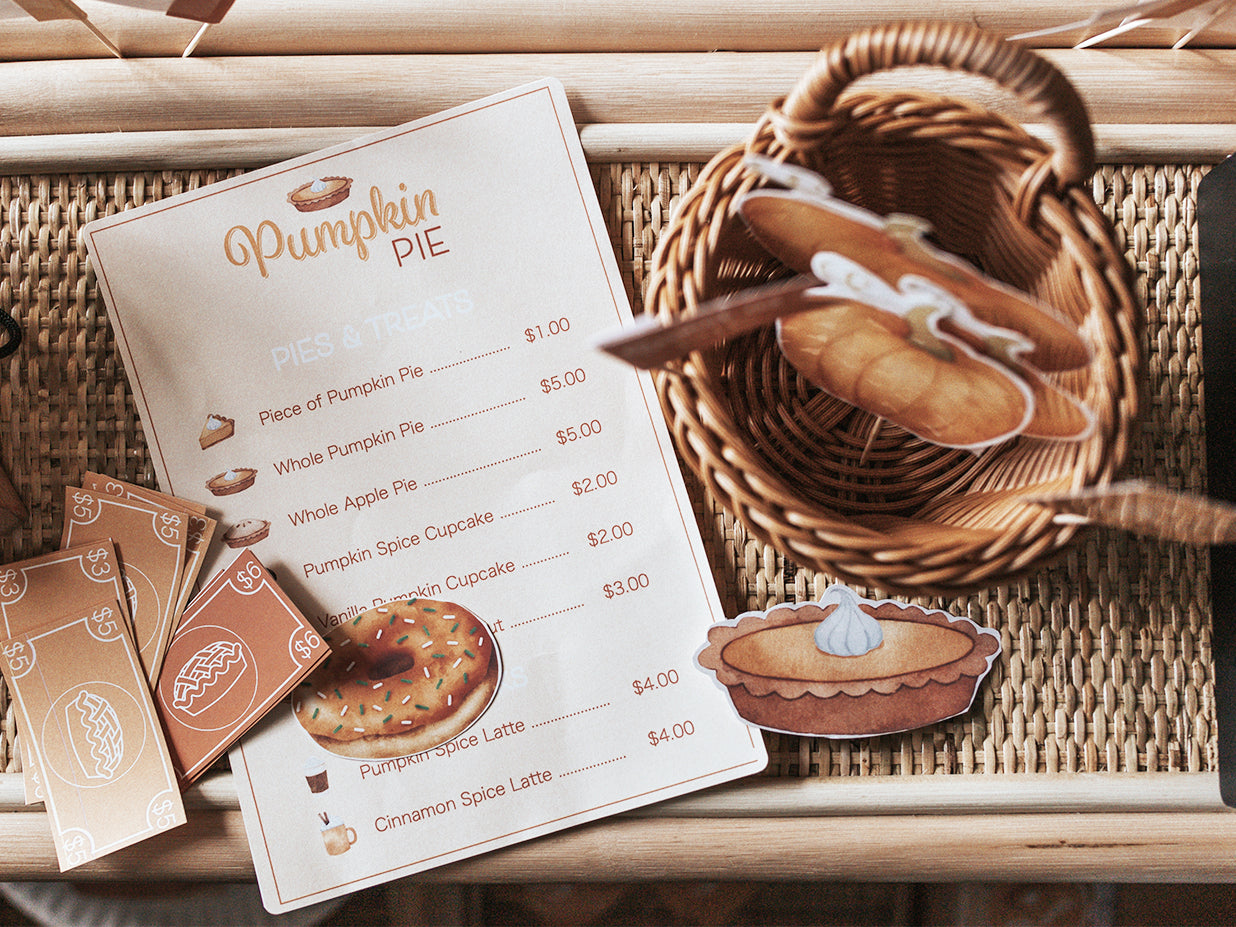 PIE STAND DRAMATIC PLAY SET
