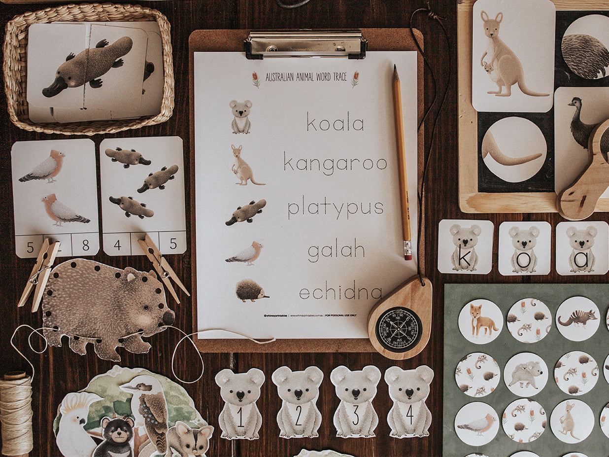 AUSTRALIAN ANIMAL MORNING BASKET