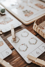 Load image into Gallery viewer, CHRISTMAS COUNT &amp; CLIP CARDS AND MATCHING ACTIVITY FREEBIE

