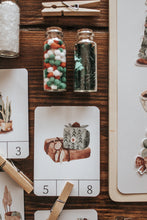 Load image into Gallery viewer, CHRISTMAS COUNT &amp; CLIP CARDS AND MATCHING ACTIVITY FREEBIE
