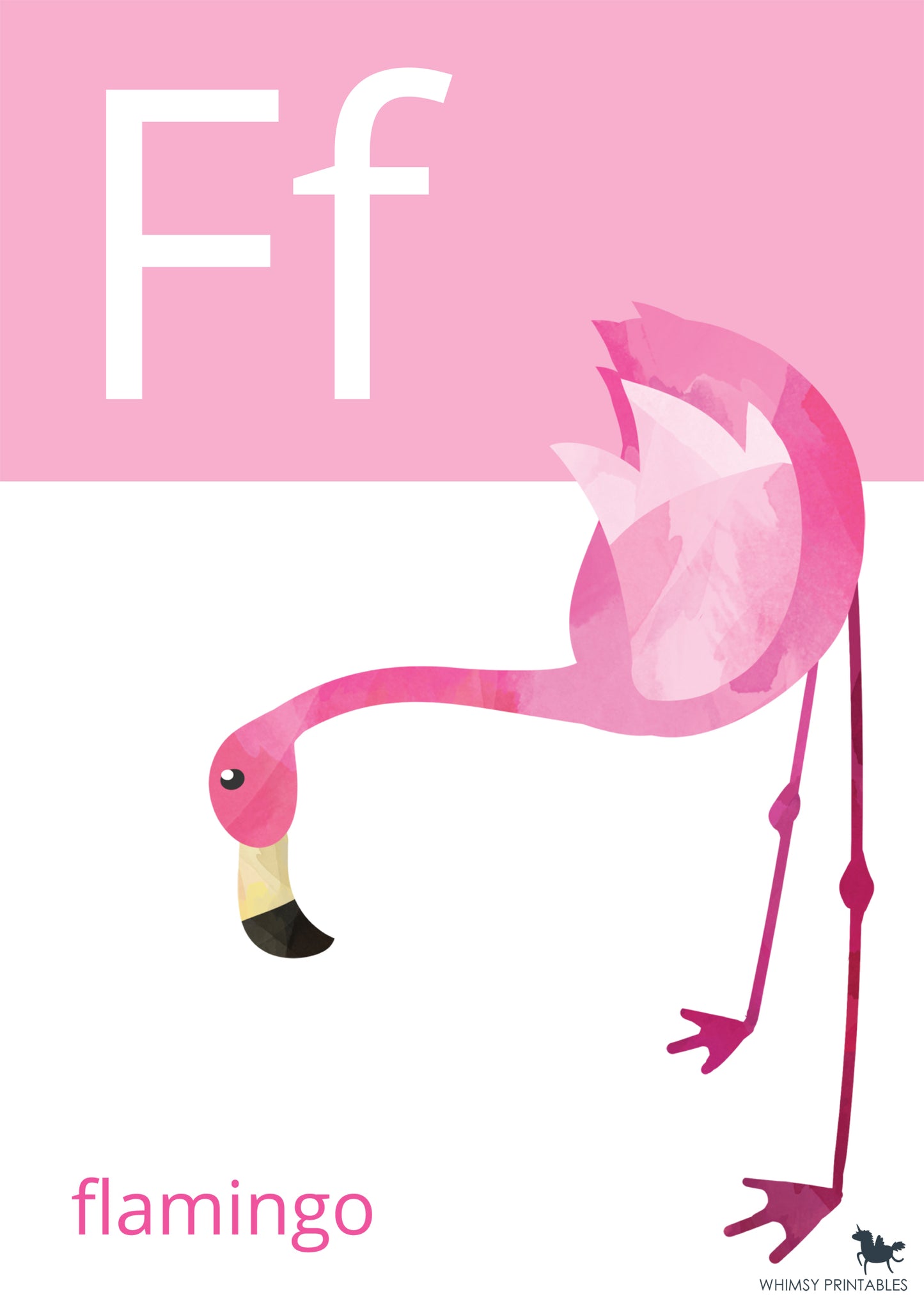 WATERCOLOUR ALPHABET POSTERS