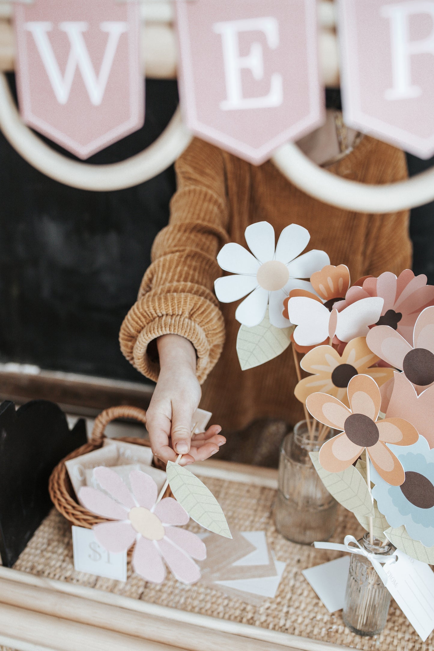 FLOWER MARKET DRAMATIC PLAY SET