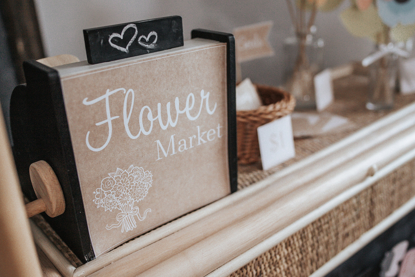 FLOWER MARKET DRAMATIC PLAY SET