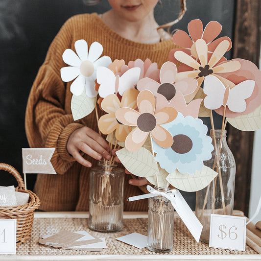 FLOWER MARKET DRAMATIC PLAY SET