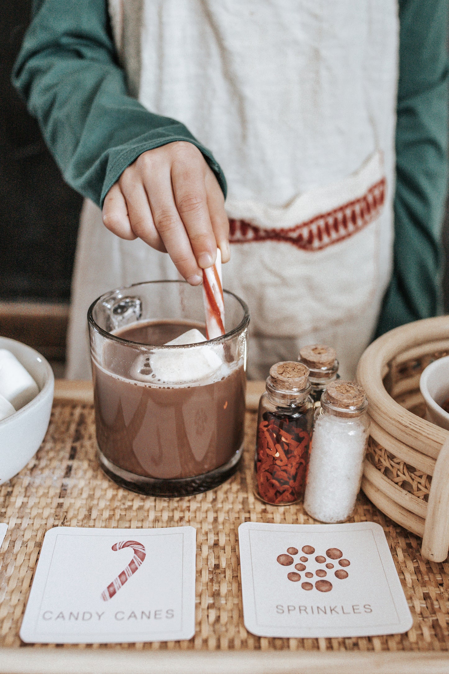 HOT COCOA STAND CHRISTMAS  DRAMATIC PLAY SET