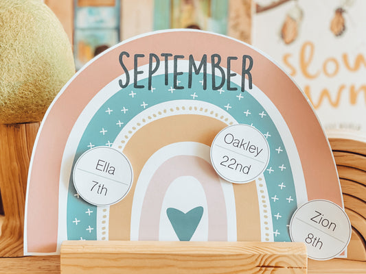 BOHO RAINBOW BIRTHDAY DISPLAY