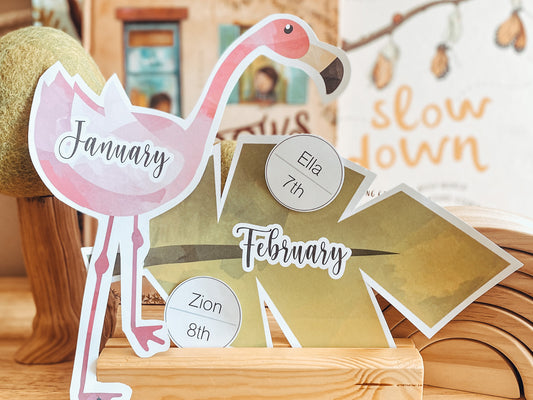 FLAMINGO BIRTHDAY DISPLAY