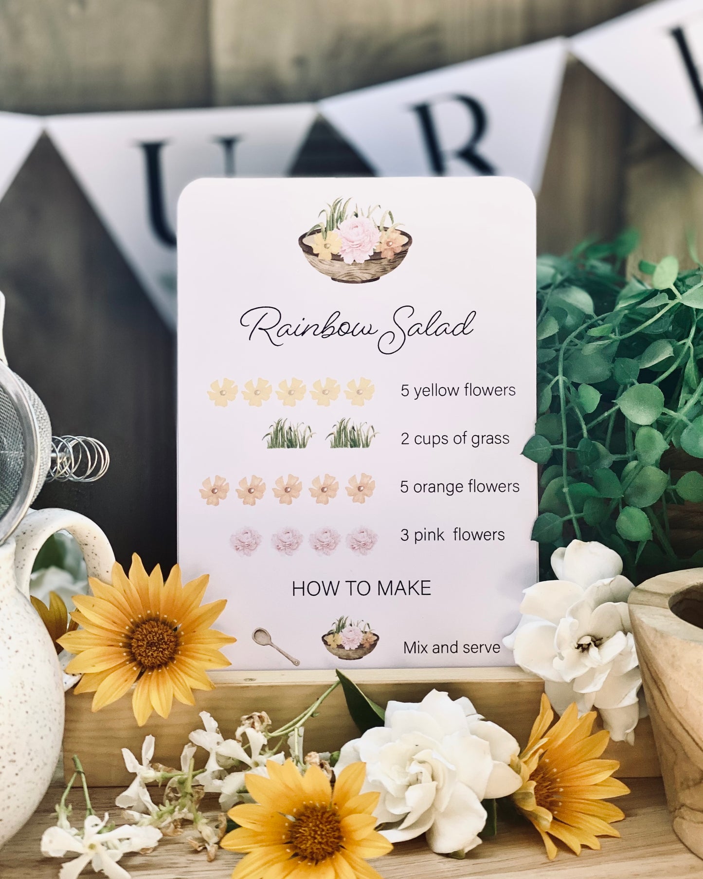 POTION PLAY RECIPE CARDS