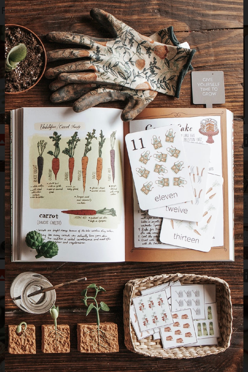 GARDENING MORNING BASKET