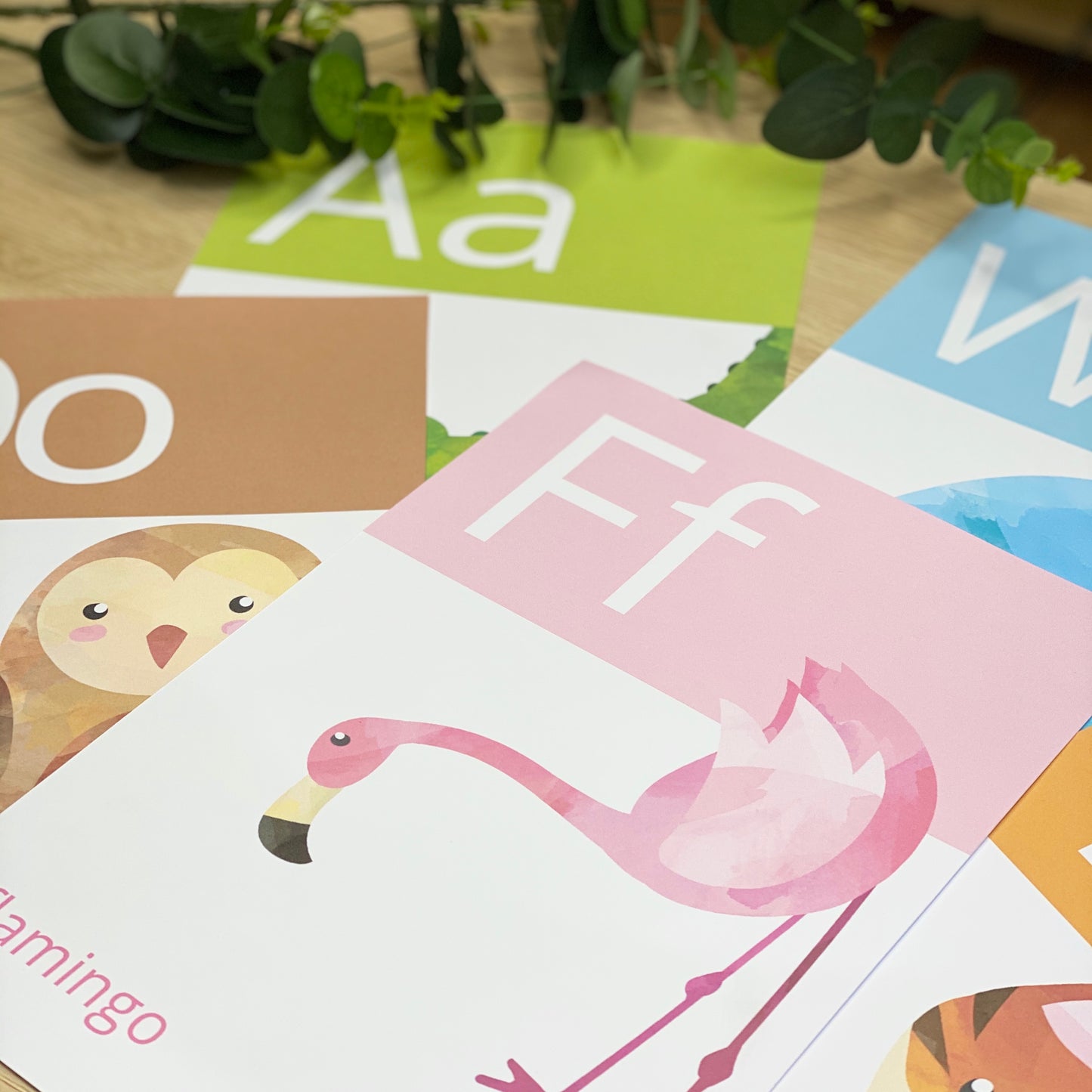 WATERCOLOUR ALPHABET POSTERS