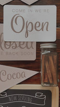 Load and play video in Gallery viewer, HOT COCOA STAND CHRISTMAS  DRAMATIC PLAY SET
