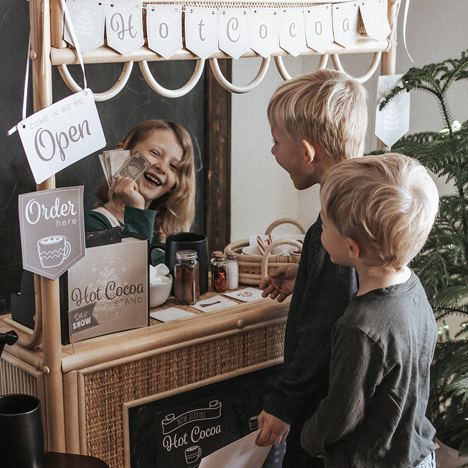 HOT COCOA STAND CHRISTMAS  DRAMATIC PLAY SET