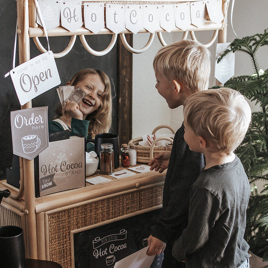 HOT COCOA STAND CHRISTMAS  DRAMATIC PLAY SET