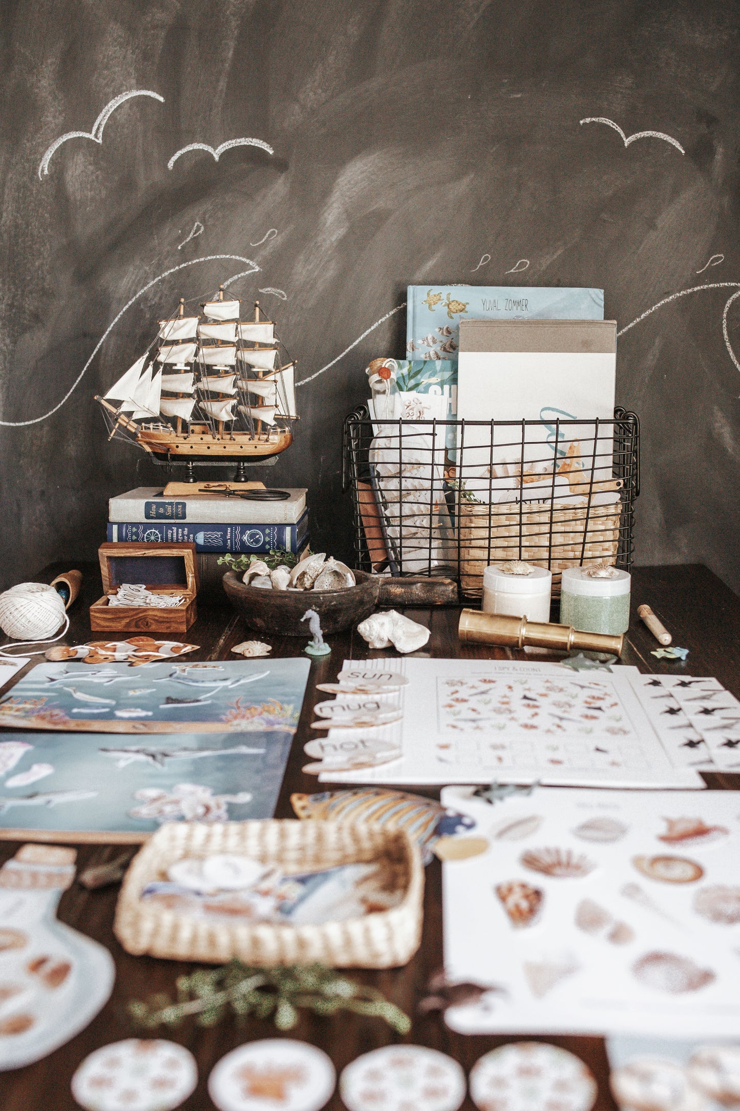 OCEANOGRAPHY MORNING BASKET